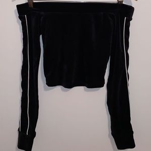 Off the shoulder crop top